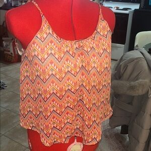 Streetwear Society Colorful Chevron Camisole